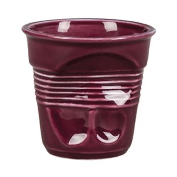 Чашка 225 мл фиолетовая d 8,6 см h8,5 см мятая для капучино Barista (Бариста) P.L. Proff Cuisine [6]