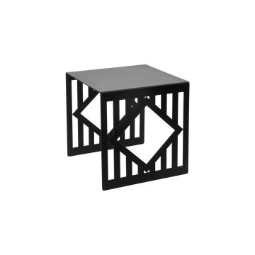 Подставка-куб Квадрат 150х150х150 мм черный Luxstahl
