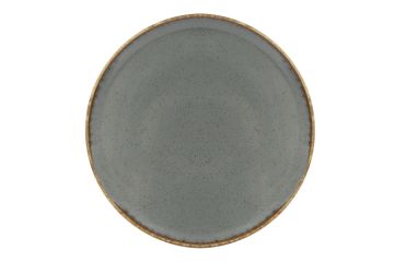 Тарелка для пиццы 28 см фарфор цвет темно-серый Seasons
