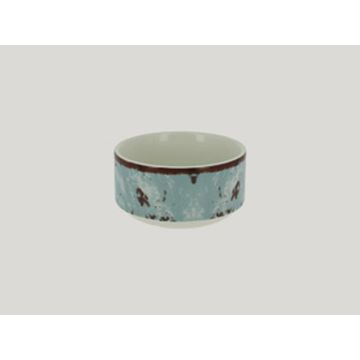 Салатник RAK Porcelain Peppery круглый штабелируемый 300 мл, d 10 см, голубой цвет