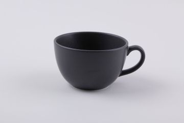 Чашка 340 мл фарфор цвет черный Seasons