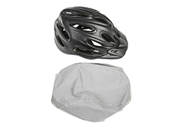 Чехол для велосипедного шлема светоотражающий серый