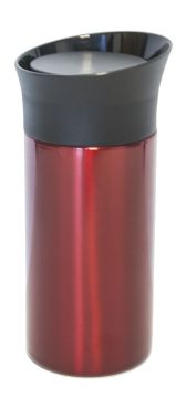 Термостакан 0.3 л красный, нержавеющая сталь / пластик