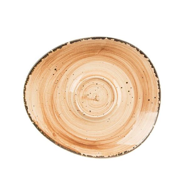 Блюдце 14,5*12,5 см кофейное для чашки арт. 81223096 Organica Sand P.L. Proff Cuisine [6]