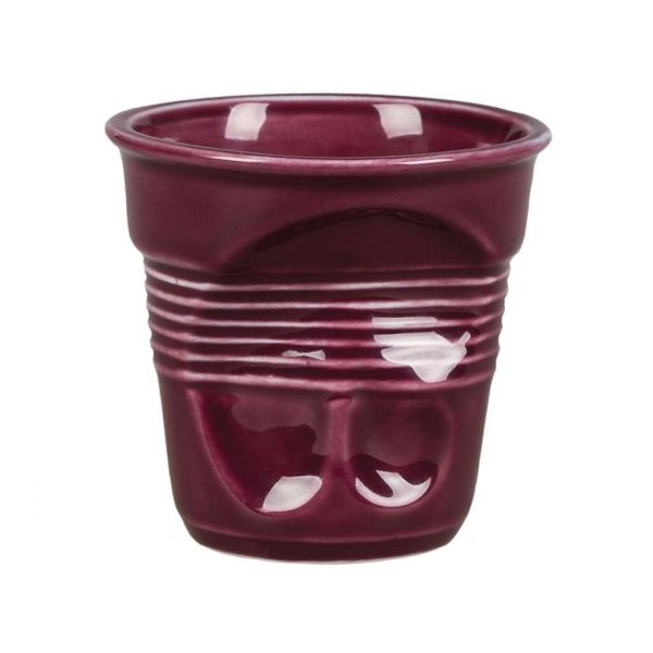Чашка 225 мл фиолетовая d 8,6 см h8,5 см мятая для капучино Barista (Бариста) P.L. Proff Cuisine [6]