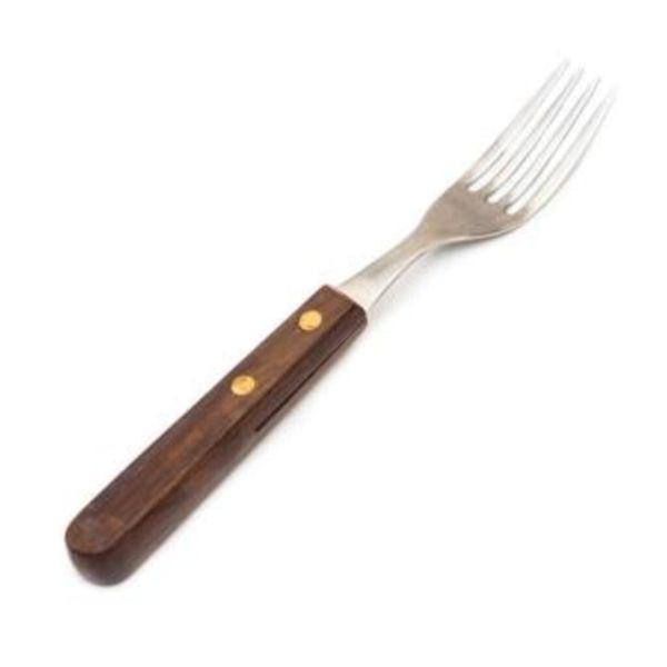 Вилка для стейка Wine&Dine коричневая деревянная ручка P.L. Proff Cuisine